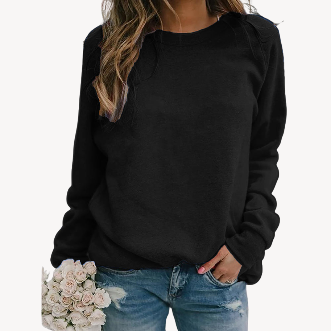Sweat Décontracté Femme – Noir