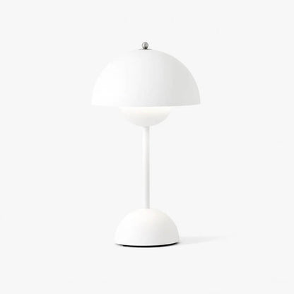 Lampe de Table LED Portative Flowerpot – coloris Blanc