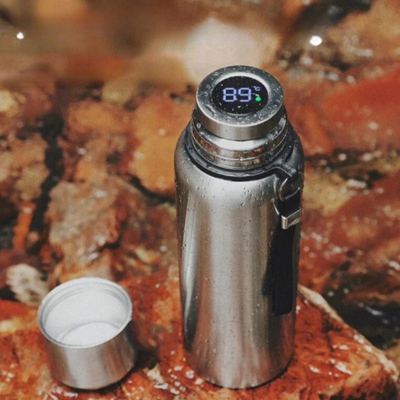 Gourde Isotherme Café Acier Inox 500ml | Boisson Chaude Longue Durée | Le Sac du Voyageur