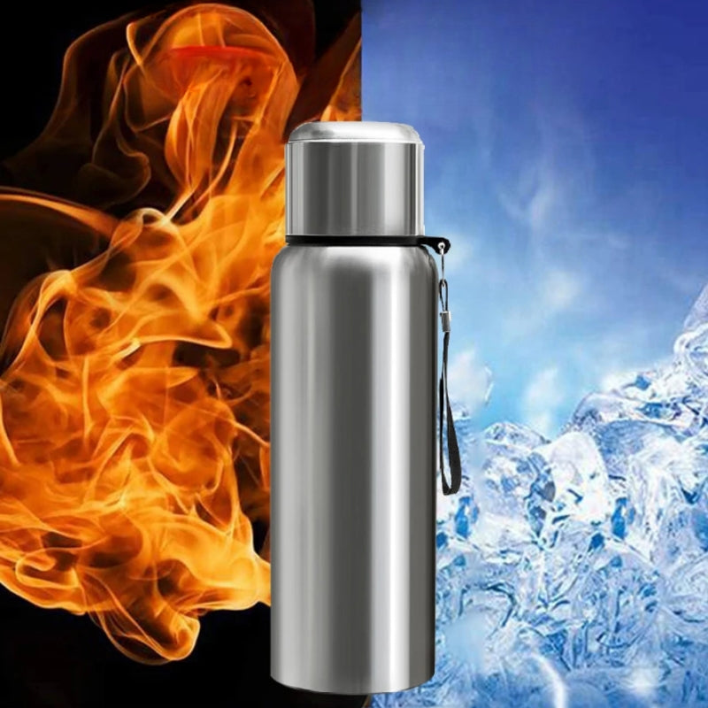 Gourde Isotherme Café Acier Inox 500ml | Boisson Chaude Longue Durée | Le Sac du Voyageur