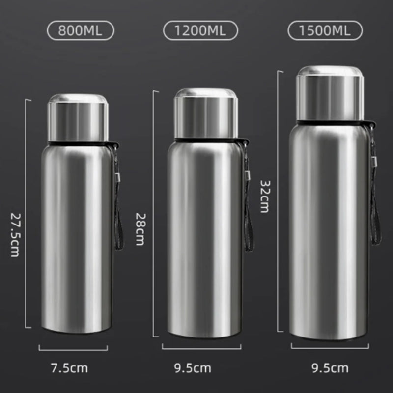 Gourde Isotherme Café Acier Inox 500ml | Boisson Chaude Longue Durée | Le Sac du Voyageur