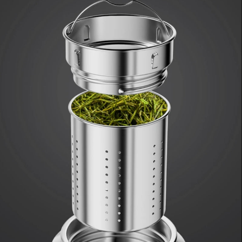 Gourde Isotherme Café Acier Inox 500ml | Boisson Chaude Longue Durée | Le Sac du Voyageur