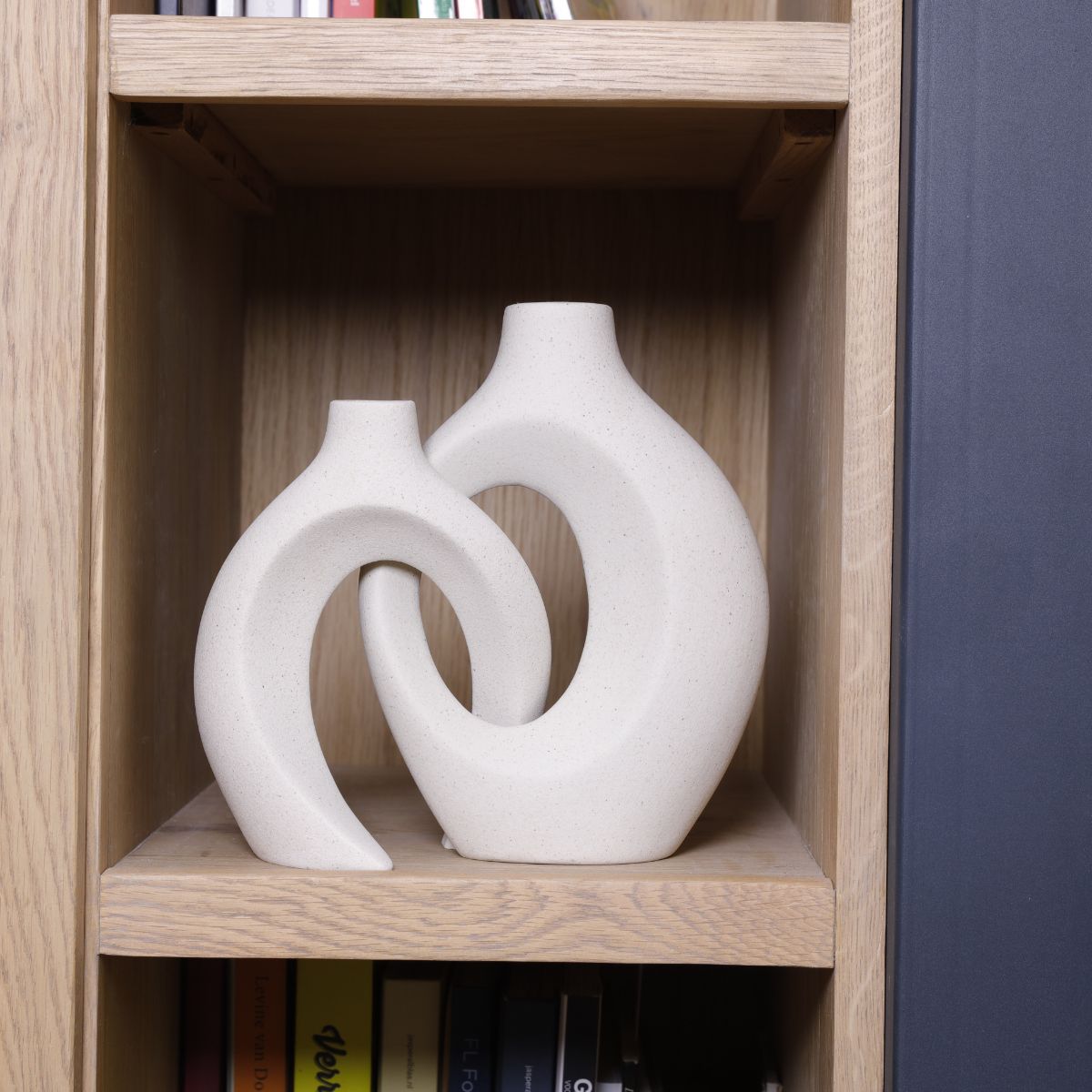 Floravault - Vase en Céramique Tissée pour Compositions Florales