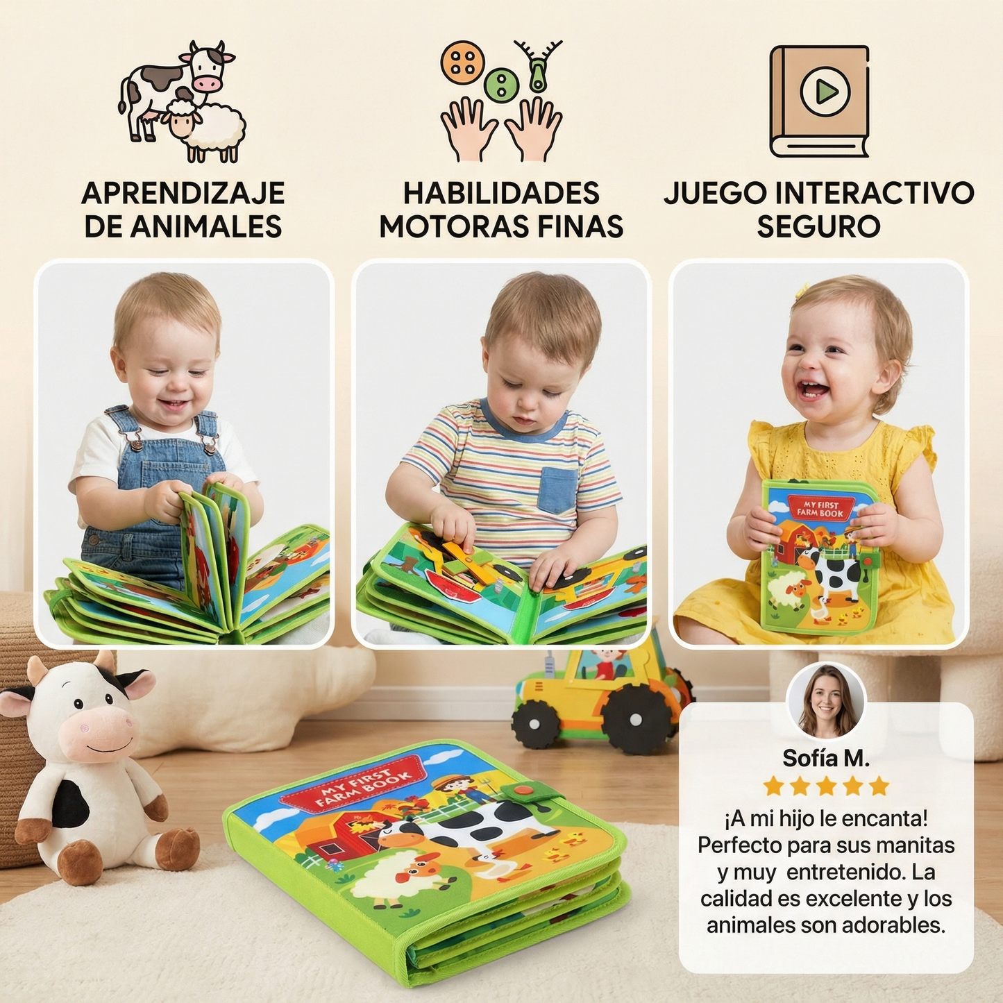 FarmTales - Livre Interactif Animaux de la Ferme