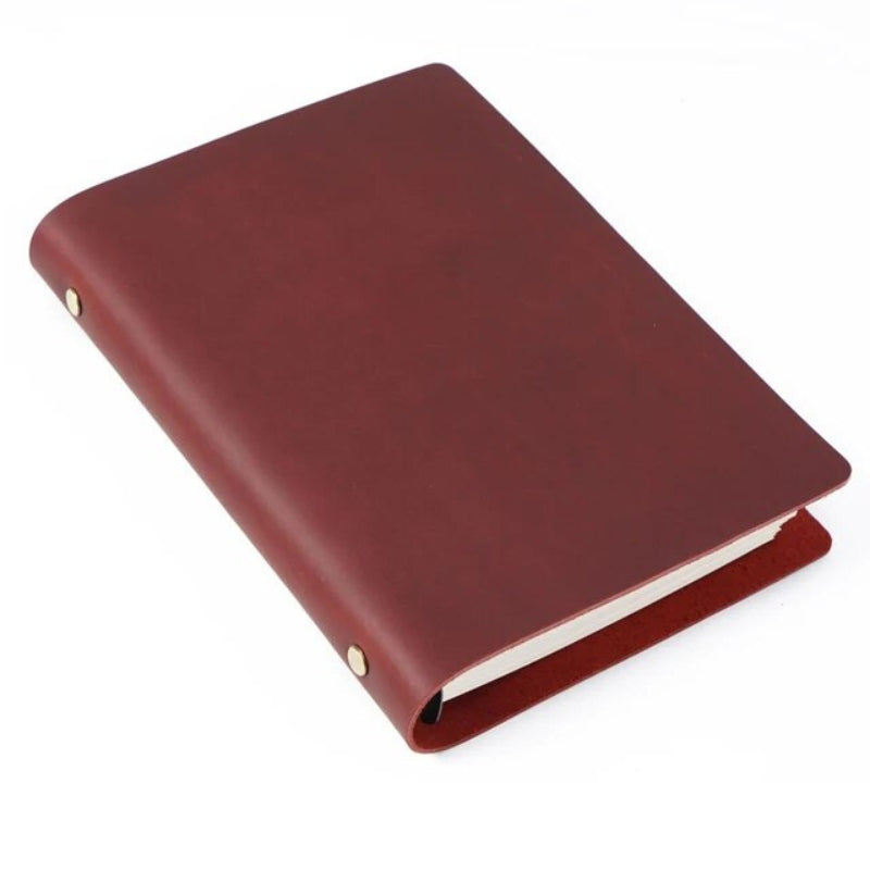 Carnet de Notes Cuir Véritable A5 | Organisez vos Idées de Voyage | Le Sac du Voyageur