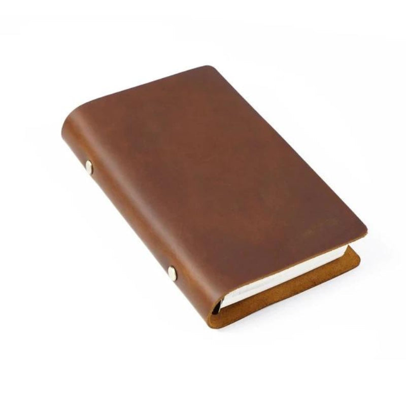 Carnet de Notes Cuir Véritable A5 | Organisez vos Idées de Voyage | Le Sac du Voyageur