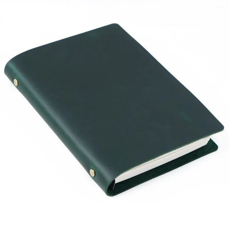 Carnet de Notes Cuir Véritable A5 | Organisez vos Idées de Voyage | Le Sac du Voyageur
