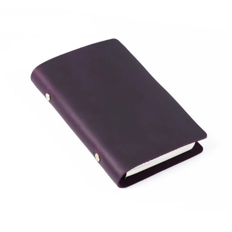 Carnet de Notes Cuir Véritable A5 | Organisez vos Idées de Voyage | Le Sac du Voyageur