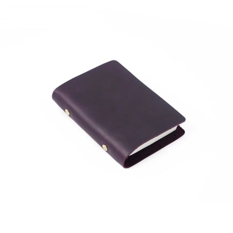 Carnet de Notes Cuir Véritable A5 | Organisez vos Idées de Voyage | Le Sac du Voyageur