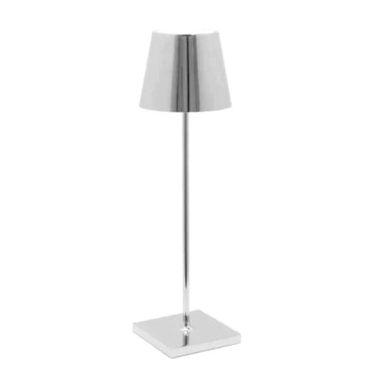 Lampe de Table LED Portable Rechargeable – coloris Argent