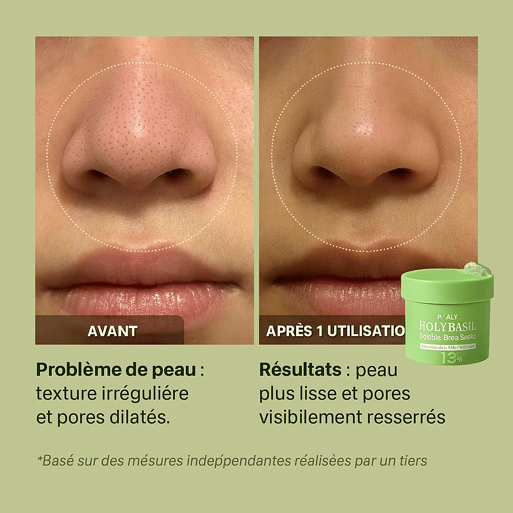 GlowMist - Masque Bouillonnant Nettoyant Basilic et Argile