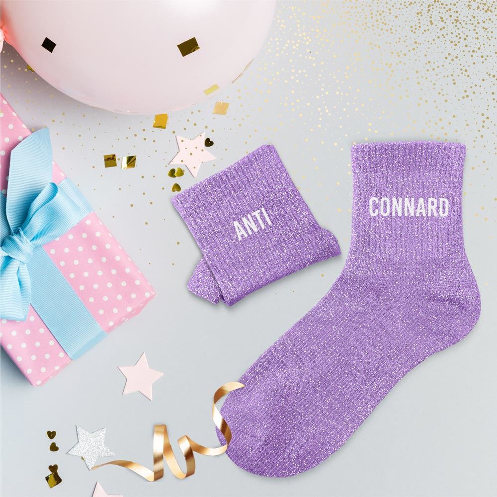 Chaussettes à Paillettes - Anti Connard