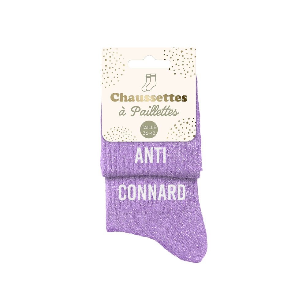Chaussettes à Paillettes - Anti Connard