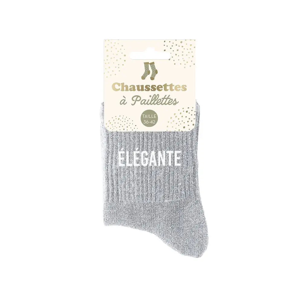 Chaussettes à Paillettes - Élégante