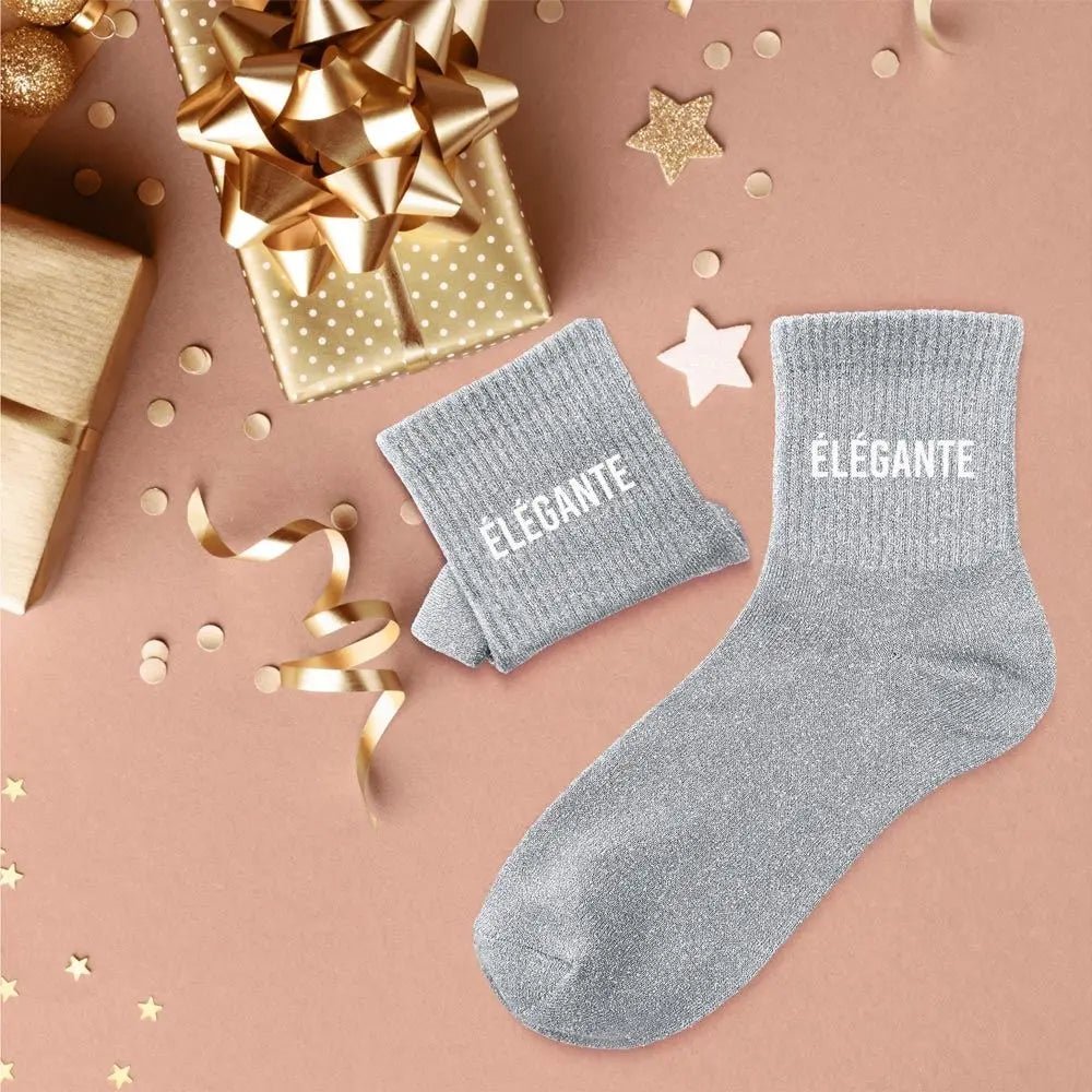 Chaussettes à Paillettes - Élégante