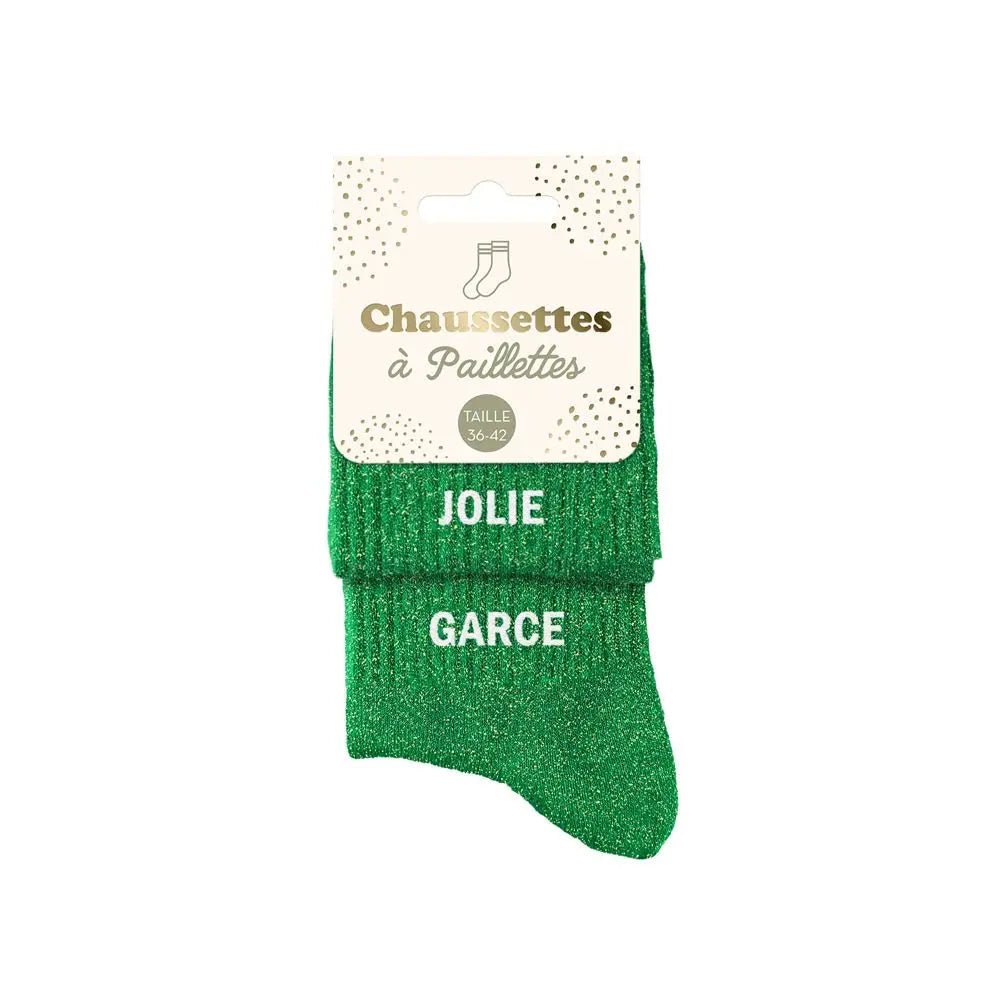 Chaussettes à Paillettes - Jolie Garce