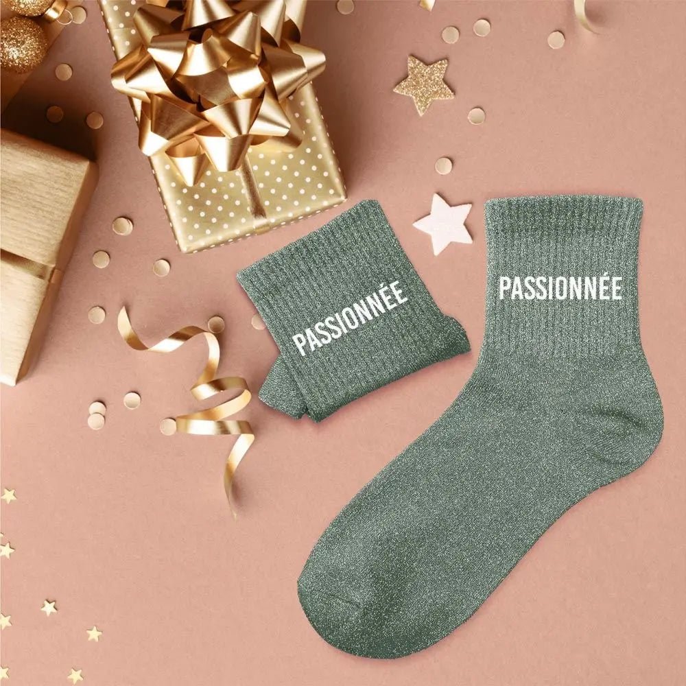 Chaussettes à Paillettes - Passionnée