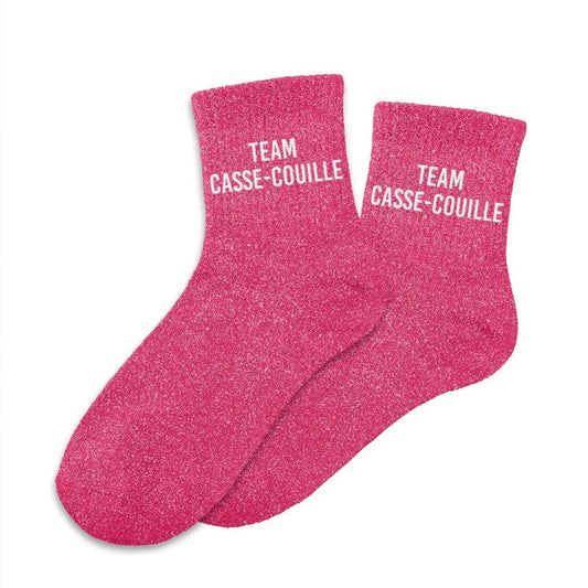 Chaussettes à Paillettes - Team Casse Couille