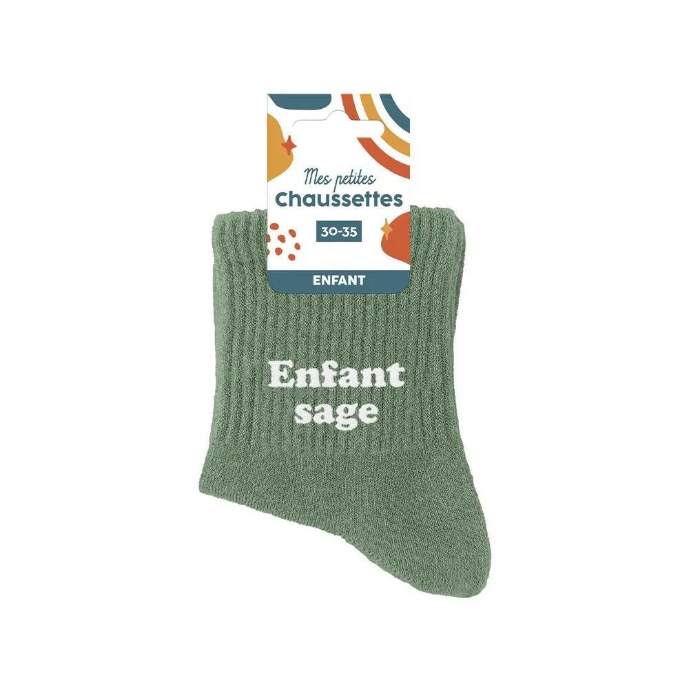 Chaussettes - Enfant - Sage
