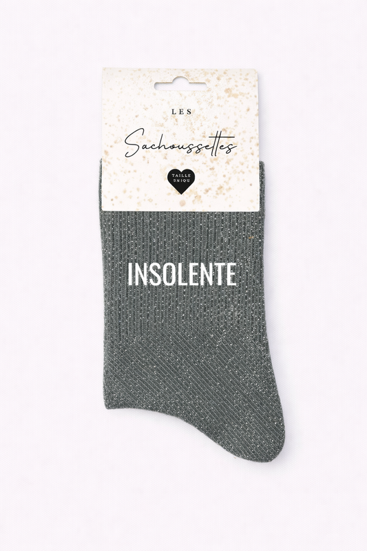 Chaussettes à paillettes - Insolente