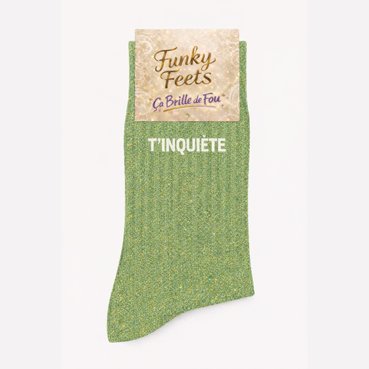 Chaussettes à Paillettes - T'inquiète