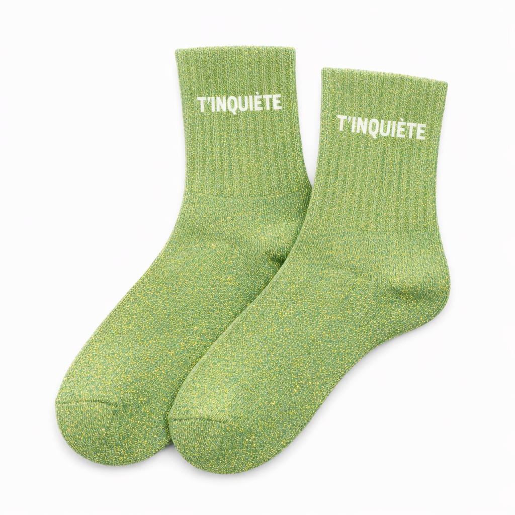 Chaussettes à Paillettes - T'inquiète