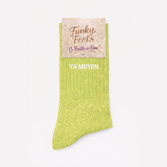 Chaussettes à Paillettes - Y'a Moyen