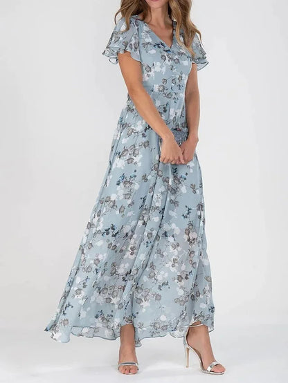 Robe Chic Flatteuse Polyvalente Femme, mi-longue