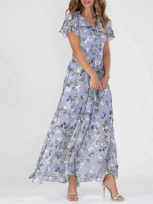 Robe Chic Flatteuse Polyvalente Femme, mi-longue