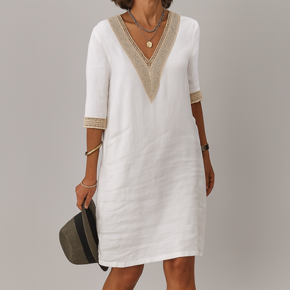 Robe d'Été Chic Femme – Blanc