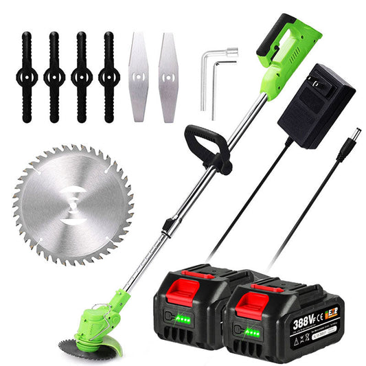 Cordless Electric Grass Trimmer for Effortless Garden Care