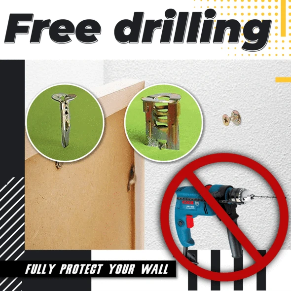 WallGuard Pro - Accrochez Tout en Toute Sécurité Sans Endommager les Murs