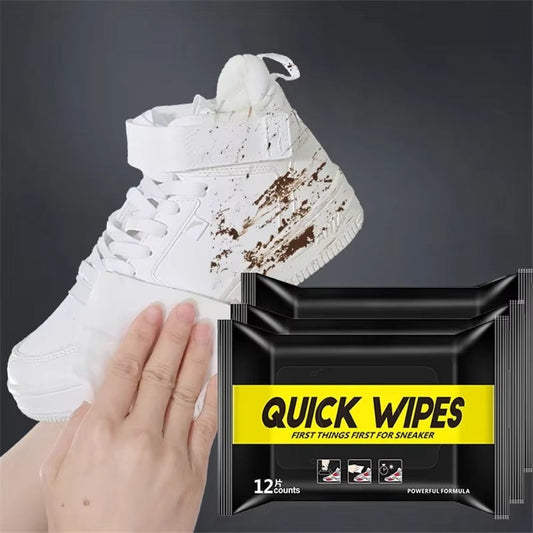 Lingettes Nettoyantes Rapides pour Baskets et Cuir