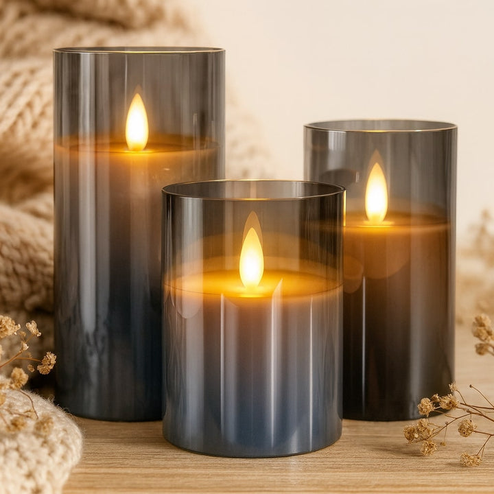 LumiCandle™ - Bougies LED Sans Flamme Télécommandées Réalistes