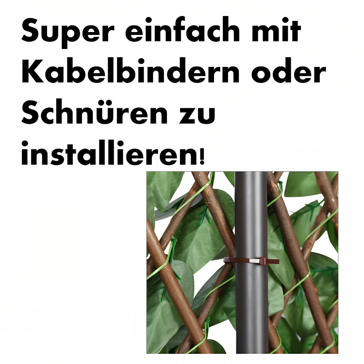 GreenHaven - Panneau de Verdure Artificielle Extensible