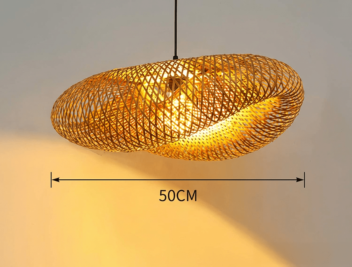 LumiBamboo - Créez Instantanément une Lueur Chaude et Naturelle pour Adoucir Votre Espace