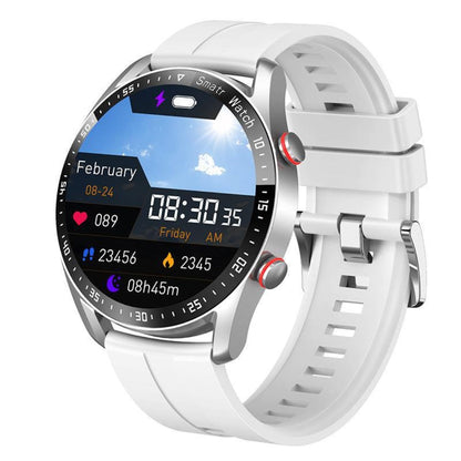 Montre Connectée Sport Élégante – coloris Blanc – Pasek elastyczny