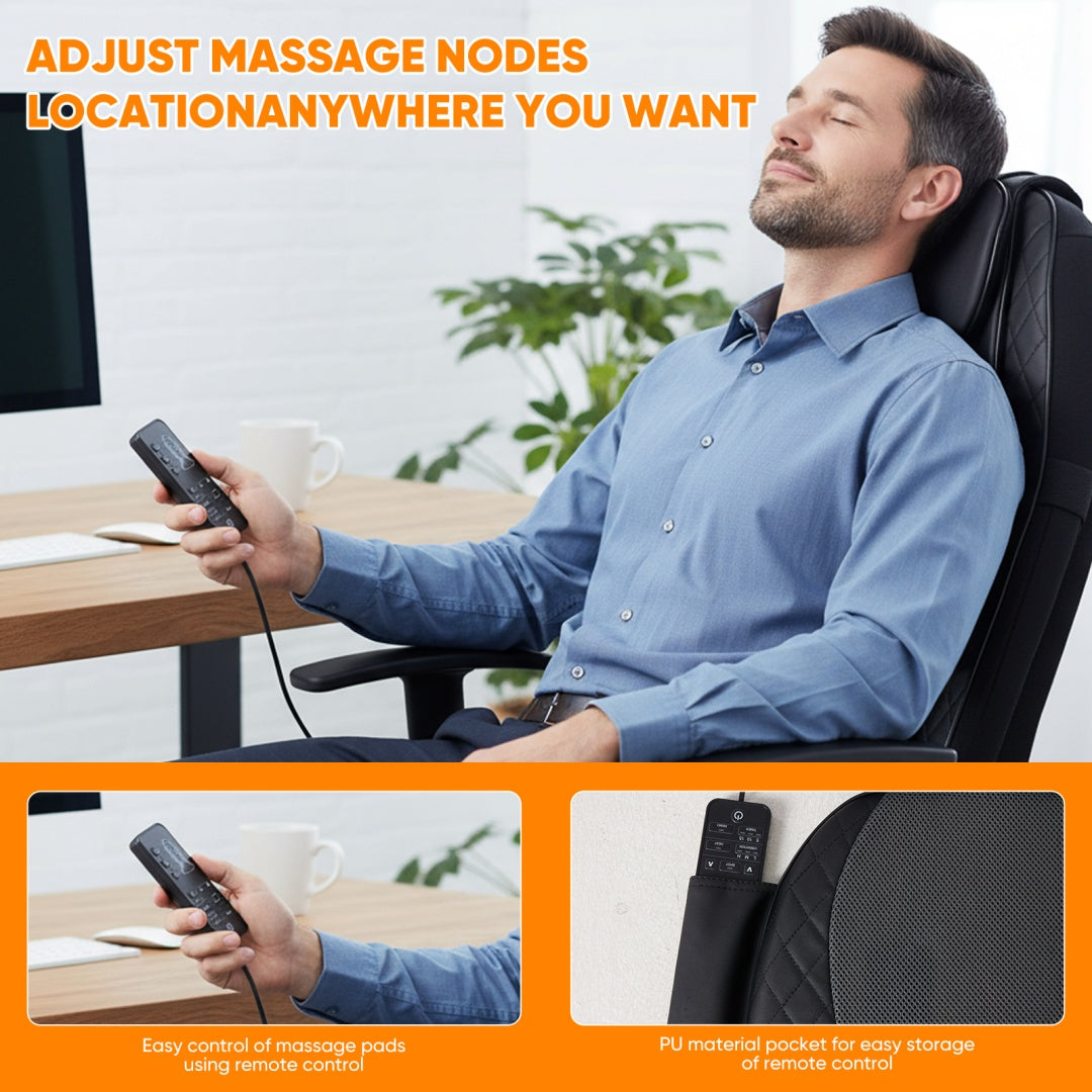 RelaxEase - Soulager les douleurs dorsales avec un massage chauffant intense