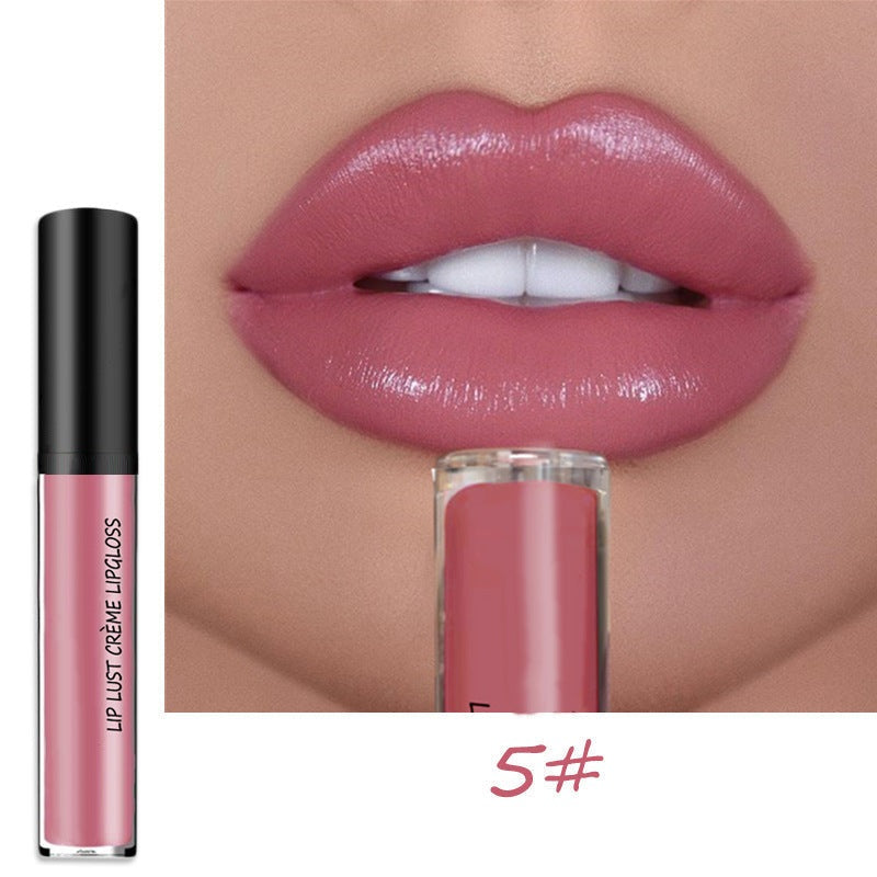 LumiLuxe - Gloss à Lèvres Imperméable 12 Teintes Métalliques