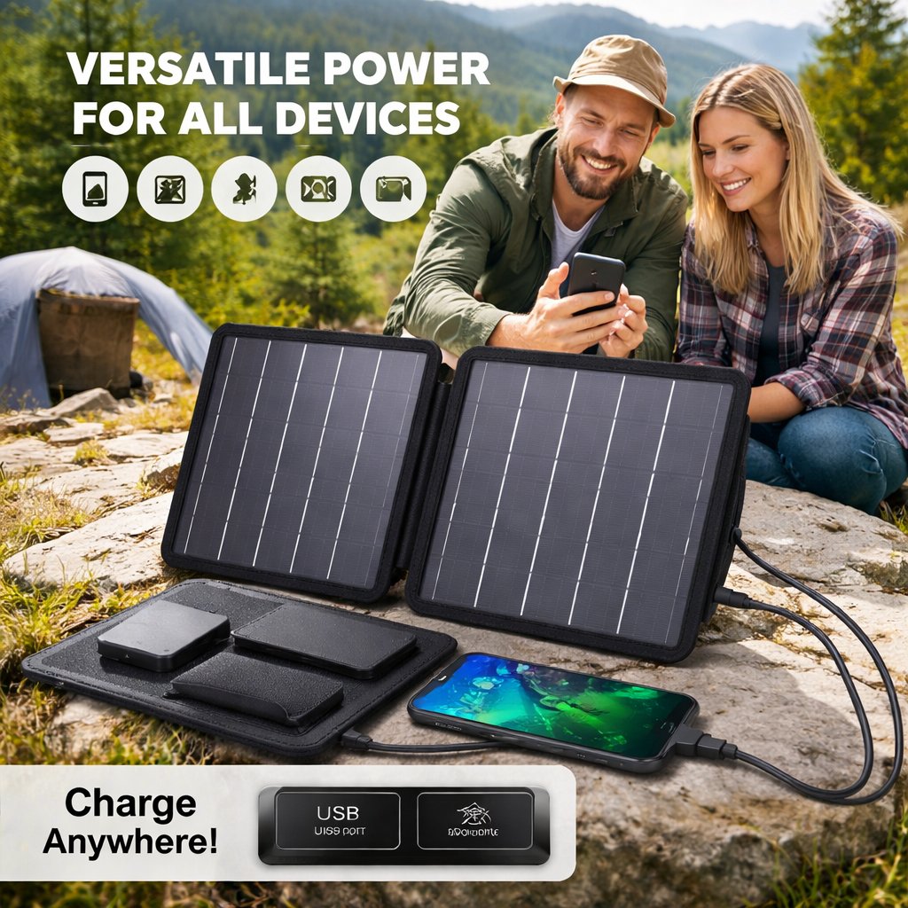 SunWander - Alimentez Vos Appareils Partout Grâce à l'Énergie Solaire