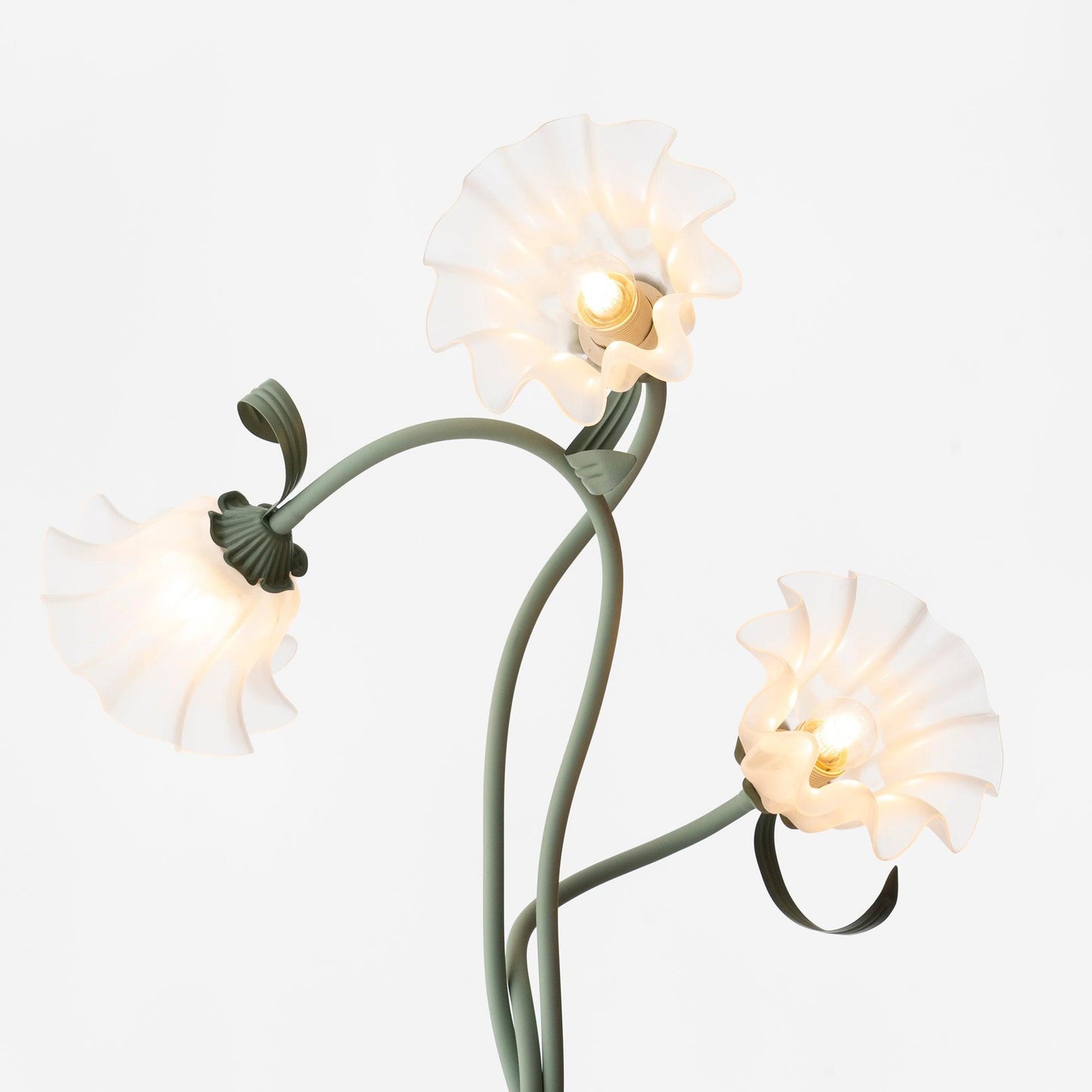 Lampadaire Fleurs de Calla Vertes