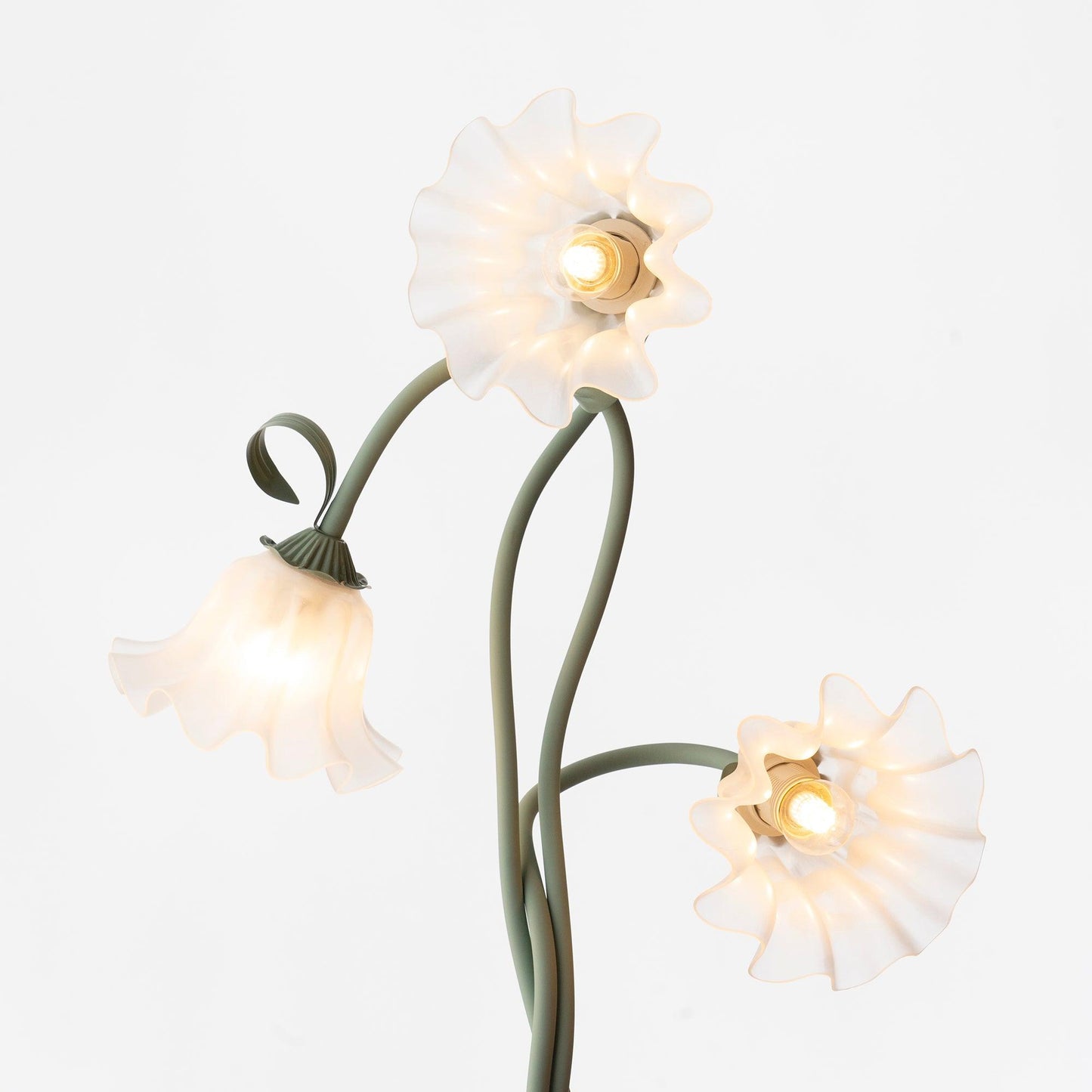 Lampadaire Fleurs de Calla Vertes