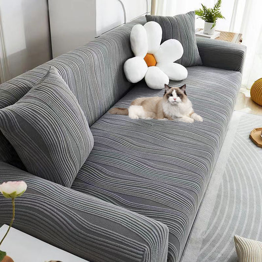 Premium Jacquard Thicken Sofa Cover - Anti-Scratch & Stretch – coloris Color: Green