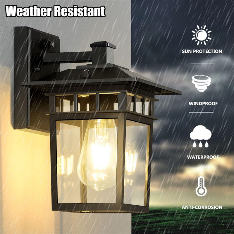 Luminaire d'Extérieur Imperméable – Noir