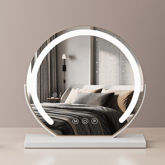 Smart LED Vanity Mirror with Touch Control for Makeup – coloris White