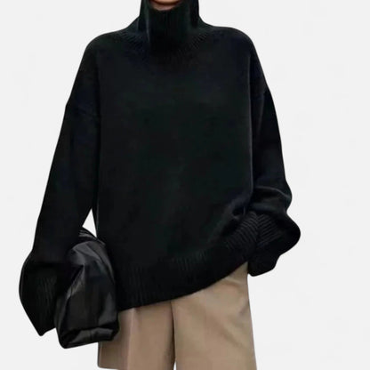 Pull Intemporel Élégant Femme, col roulé