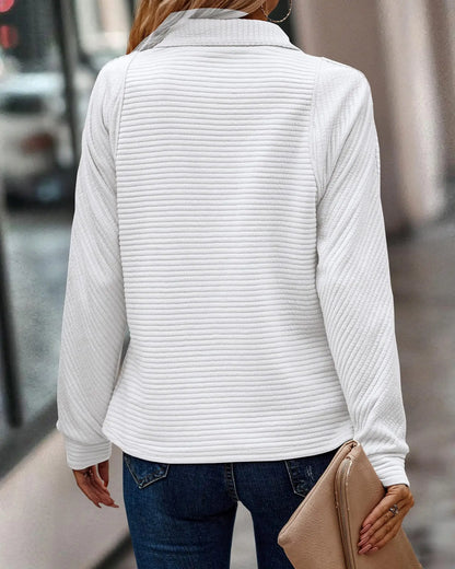 Pull Femme, col V – Rose clair