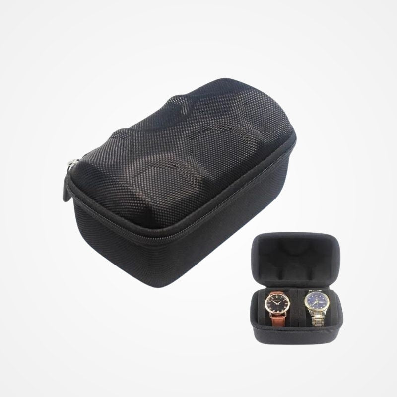 Etui De Voyage Pour Montres Noir
