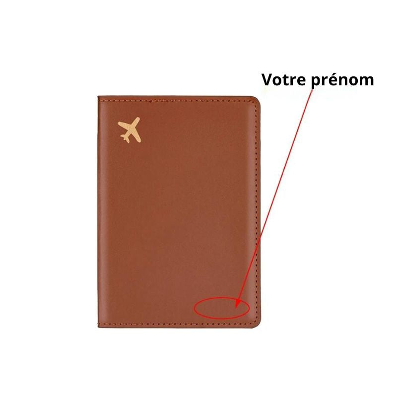 Etui Protège Passeport PU Personnalisé