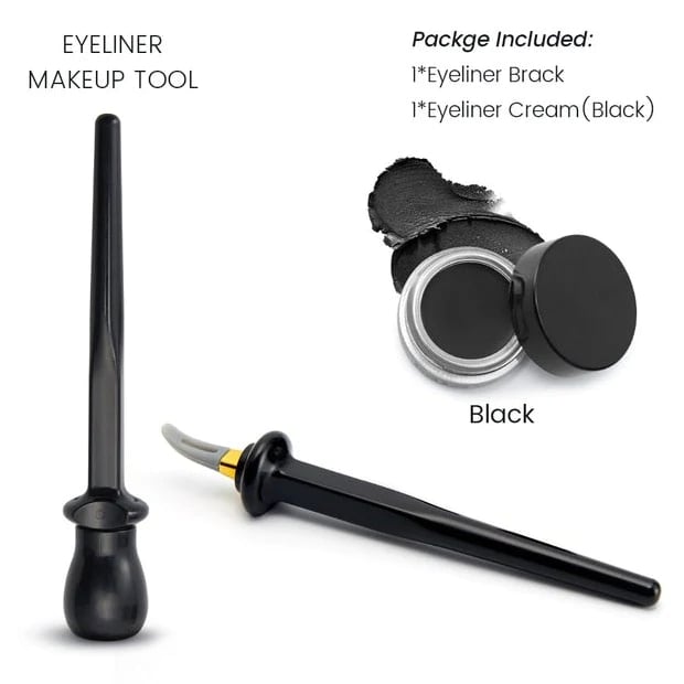 LashLine™ - Outil Eyeliner Applicateur Incurvé Longue Tenue
